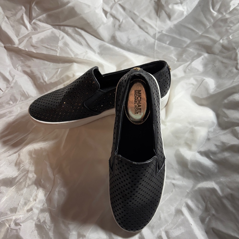 Michael Kors Black Slip-On  Women’s Shoes